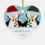 Gepersonaliseerd: Pinguïn: Het Ornament van Kerstm