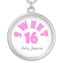 Gepersonaliseerd Roze Zoet Ketting 16