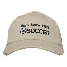 Gepersonaliseerd Voetbal Geborduurd Pet Baseball Cap