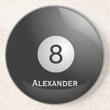 Gepersonaliseerde 8 bal, het Onderzetter van de Dr