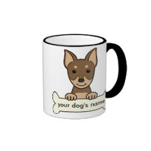 Gepersonaliseerde MiniatuurPinscher Bekers