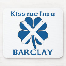 Gepersonaliseerde Schots kust me ik ben Barclay Muismat