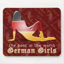German Girls are Best Flag Mousepad