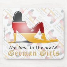 German Girls are Best Flag Mousepads