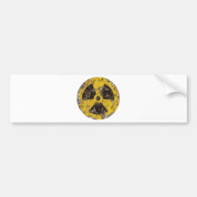 Geroest radioactief bumperstickers