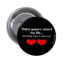 Geruïneerde videospelletjes mijn leven… speldbutton