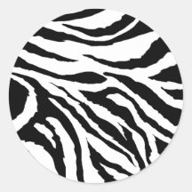Gestreepte Druk om Stickers
