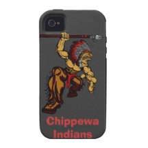 Geval van iPhone van Chippewa het Indische Taaie Vibe iPhone 4 Cover