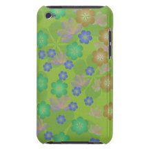 Geval van iPod van kanten Lotus het Groene Barely There iPod Case