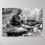 Gevangen Shells van WO.II, jaren '40 Plaat