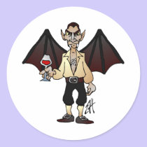 Gevreesde Dracula stickers