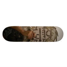gezicht van zen skate deck