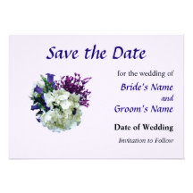 Gft_Hydrangea avec Cantorbéry Bells font gagner la Invitation Personnalisable