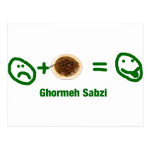 Ghormeh Sabzi Wenskaart