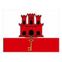 Gibraltar, het Verenigd Koninkrijk Wens Kaarten