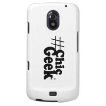 Giften van de Kunst Geek van Hashtag de Elegante Galaxy Nexus Hoesje