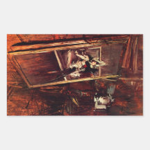 Giovanni Boldini - à l'intérieur du studio du pain Adhésifs