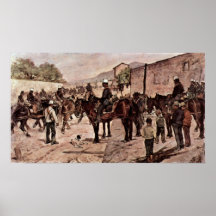 Giovanni Fattori - corps d'artillerie à cheval Posters