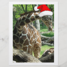 Girafe de Noël Tract Customisé