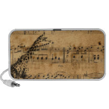 girafe musicale haut-parleurs