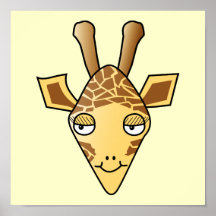 Girafe Posters