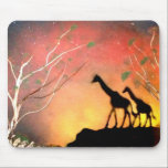 Girafes tapis de souris