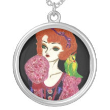 girl&parrot colliers personnalisés