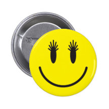 Girley Smiley Speld Button