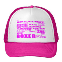 Girls Boxers : Pink Greatest Boxer Hat