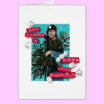 Girly Weinig Kerstmis kaarten