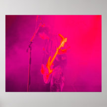 Gitaar Twee Roze P Posters