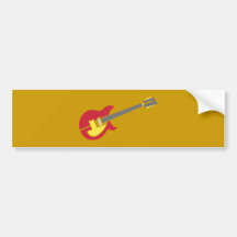 Gitarre guitar autosticker