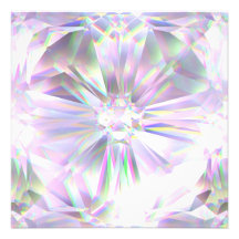 Glanzende klantgerichte diamant uitnodiging