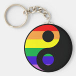 GLBT YinYang Sleutelhanger