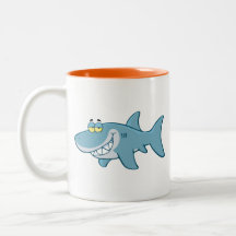 Glimlachende Haai Koffie Bekers
