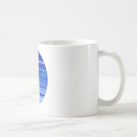 Globe bleu votre logo tasse