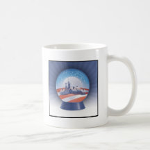 globe de neige d'obama tasse