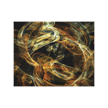 Gloeiend canvas gallerij wrap canvas
