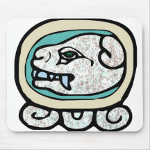 Glyph maya de calendrier sur le granit Mousepad Tapis De Souris