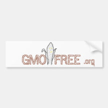 GMO-vrij Bumpersticker