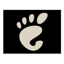 Gnome - Linux - OSS FSF Carte Postale