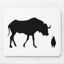 GNOU PAS LINUX TAPIS DE SOURIS