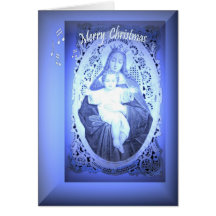 Godsdienstige Kerstkaart met muzieknoten