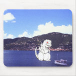godzilla des vacances dans le tapis de souris des 