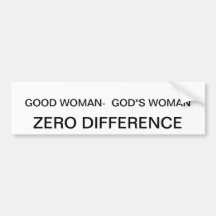 GOEDE VROUW BUMPERSTICKER