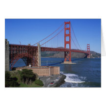 Golden gate bridge, San Francisco, Californië, 8 Wenskaart