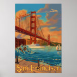 Golden gate bridge - San Francisco, het Poster van