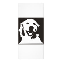 Golden retriever carte double