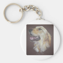 Golden retriever porte-clé