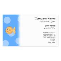Goldfish. Carte De Visite